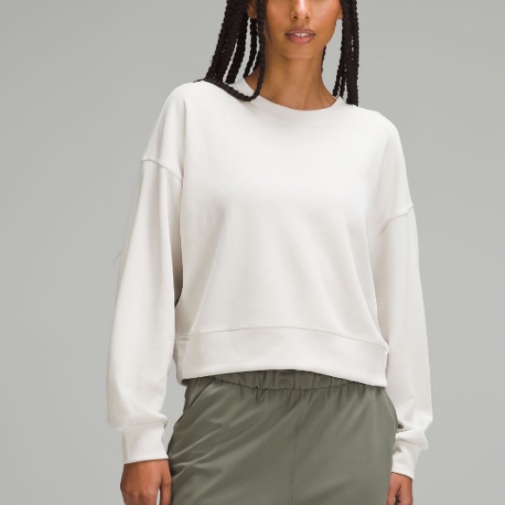 Lululemon Softstreme Perfectly Oversized Cropped Crew